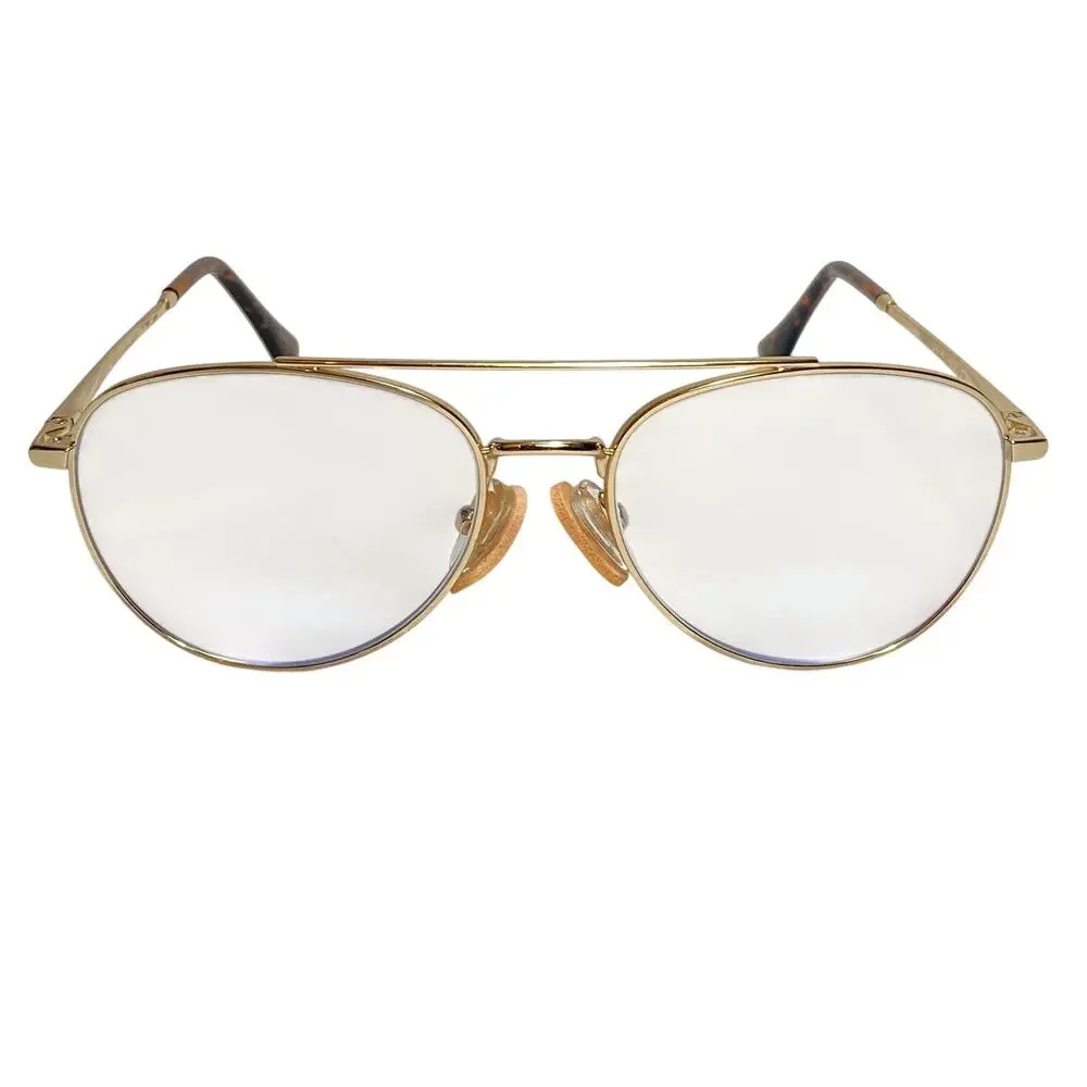 Ray-Ban RBPILOT RB6456 Gold Aviator Eyeglasses Frames Only 54-17-140 Italy